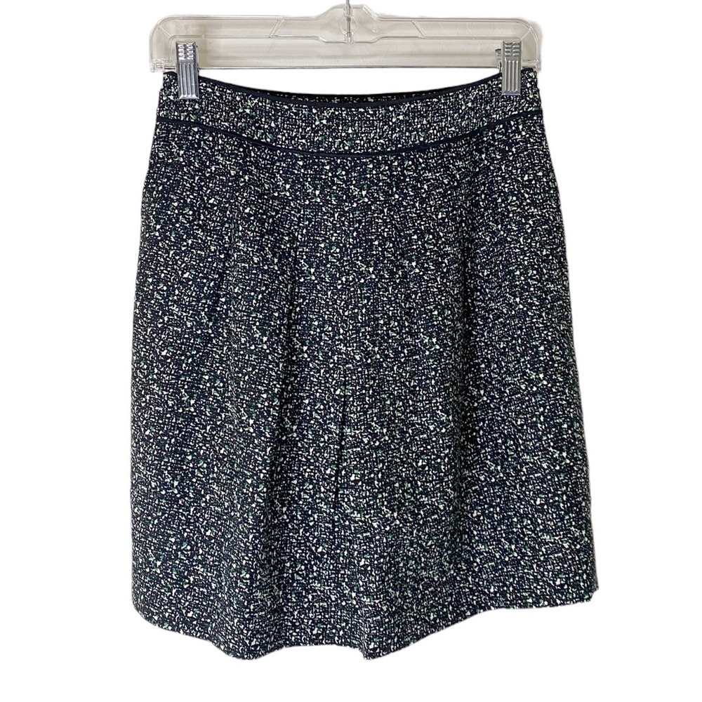 Ann Taylor A-Line Pleated Skirt Petite Size 0P